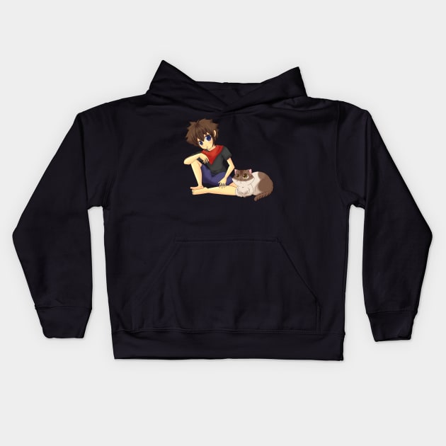 Chilling Version 2 Kids Hoodie by heinlein